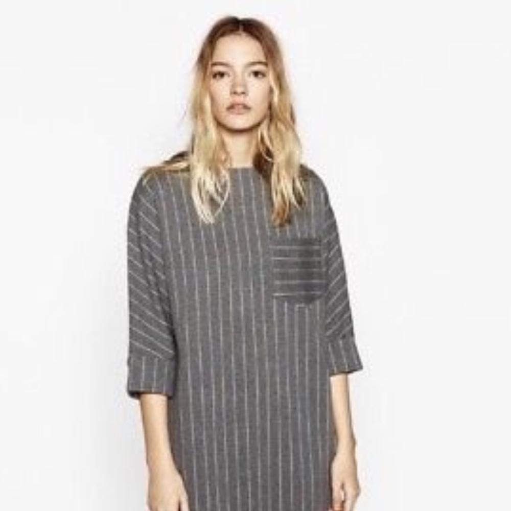 Zara Pinstripe Dress J9